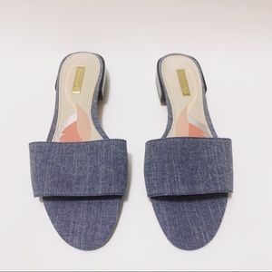 Louise et Cie Denim Aydia Slide Sandals